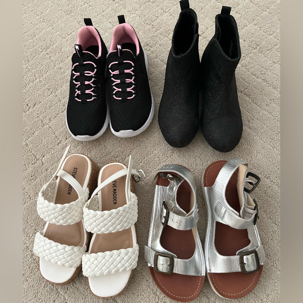 Girls shoes sizes 13, 1, 2